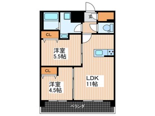 S-RESIDENCE国泰寺Iの物件間取画像